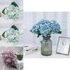 Elegant 55cm Artificial Silk Hydrangea Bouquet For Vibrant Wedding And Home Decorations