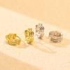 S925 Silver Wavy Cross Stud Earrings: Elegant, Versatile Design for Women