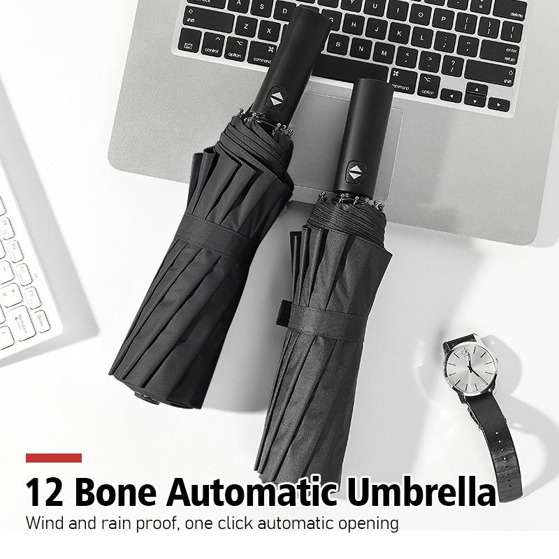 2025 Nuovo Per Skoda Ombrello Pieghevole Automatico a 12 Stecche Parasole Accessori Derivato Rapid MK3 VisionS Yeti Scala Enyaq-iV