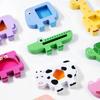 Translucent Wooden Animal Stacking Toys Children Balance Blocks Matching Game Early Montessori Sensory Thinking Educational Toys