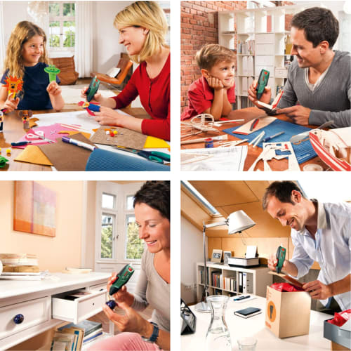 Bosch Cordless Glue Gun (Includes 4 Clear Glue Sticks and Charger)