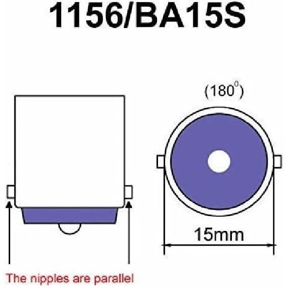 10 Pcs Extremely Super Bright 1156 1141 1003 BA15S 68-SMD LED Replacement Light Bulbs for RV Indoor Lights(10-Pack, Pure White (6000K-6500K Color