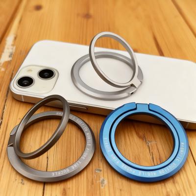 Magnetic Ring Phone Holder For MagSafe Portable Mobile Phone Magnet Foldable Bracket Removable Grip Stand for iPhone Support