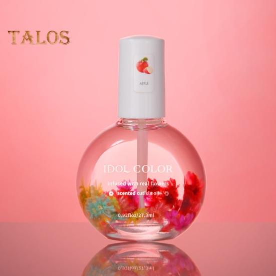 Nail Oil with Dried Flower Extracts Nourishing Moisturizing Treatment for Stronger Nails Floral Fragrance Gel Polish Nail Care Oil for Manicure