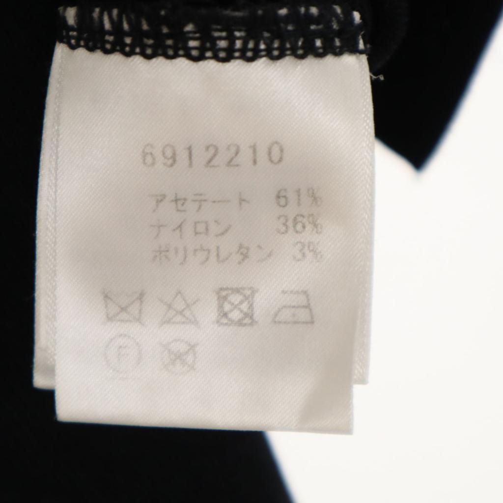 Rene Made In Japan Long Sleeve Zip Up Knit Cardigan 38 Black Women Used