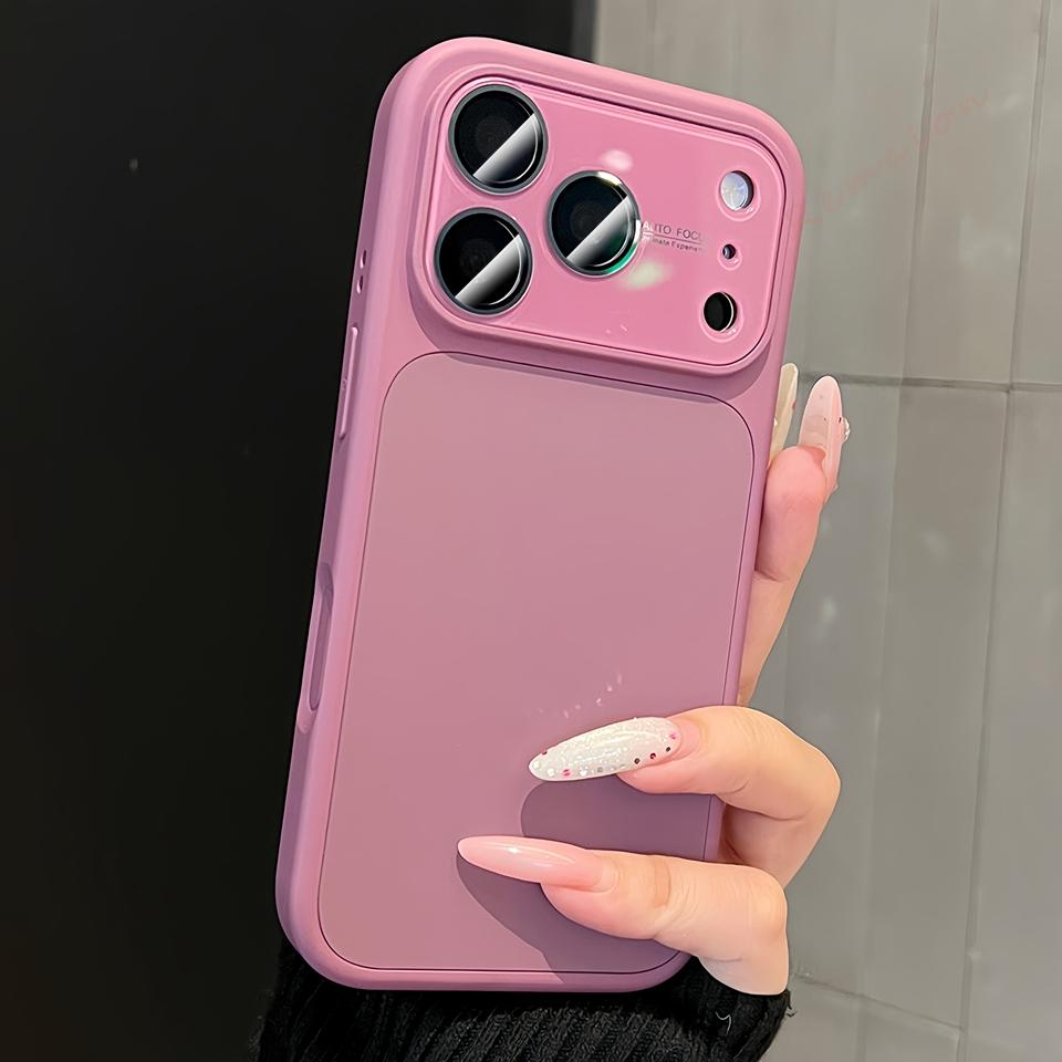 

Official Big Window Phone Case For iPhone 17 Air 15 14 13 16 17 Pro Max Liquid Silicone Len Camera Shockproof Protector Cover For iPhone 17ProMax