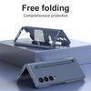 Etui ochronne Anti-Drop S Pen Holder do Samsung Galaxy Z Fold 5 Fold5 Fold4 Fold 4 Etui ze szkła hartowanego na całą obudowę