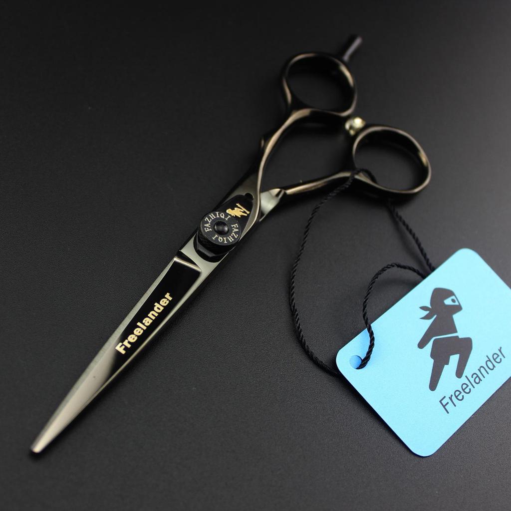 5.5" God Walker Hairdressing Scissors - Barber, Straight & Thinning Shears, Little Black.