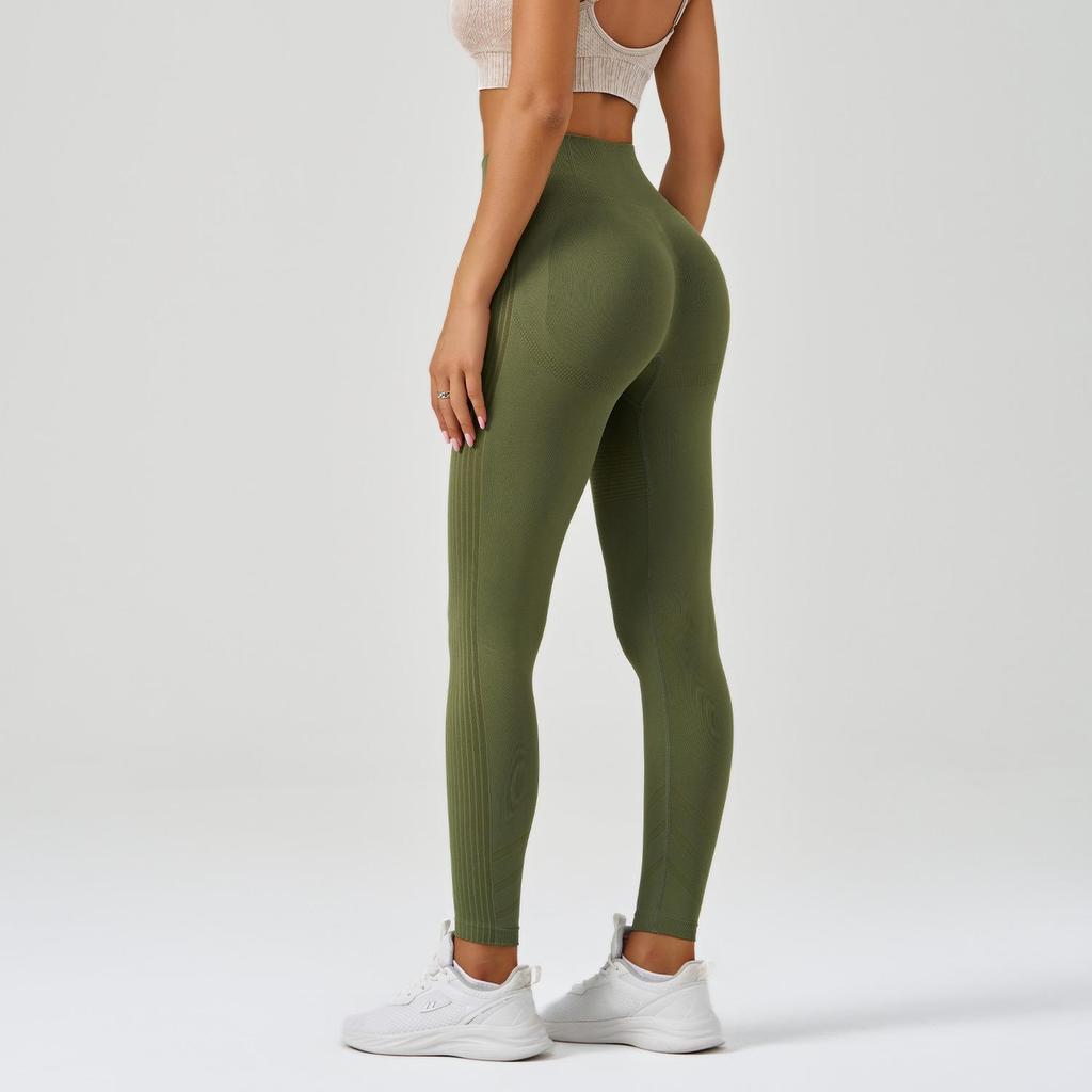Seamless High-Waist Hip-Lift Sports Leggings