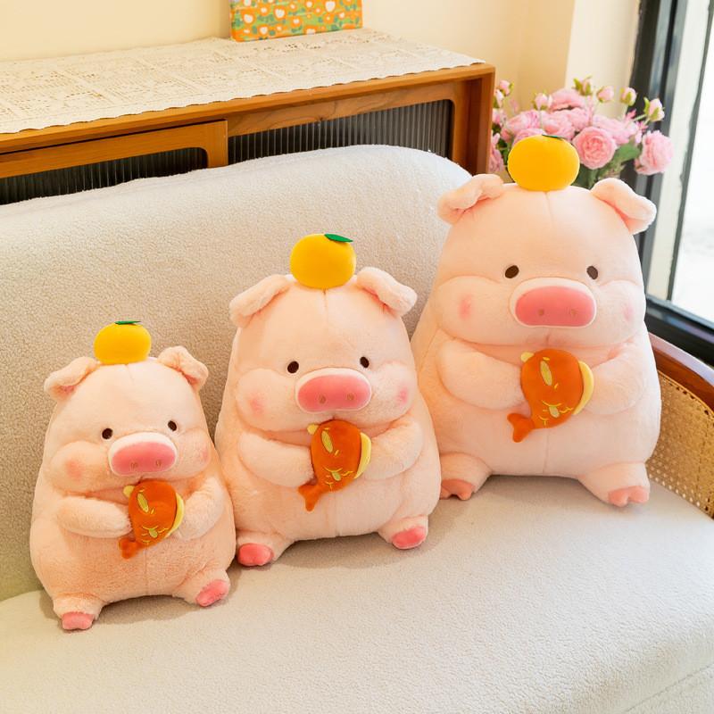 Cute Banana Pig Plush Toy Stuffed Animal Doll Wholesale Koi Pig Pillow Children's Gift