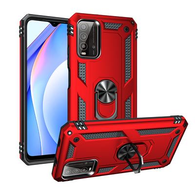 For Redmi 9T Armor Shockproof Case for Xiaomi Redmi 9T Military Protective Magnet Holder Ring Case Cover for 9 T