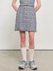 General Idea Square Embossed Mini Skirt [Navy] / Wbd2L56531