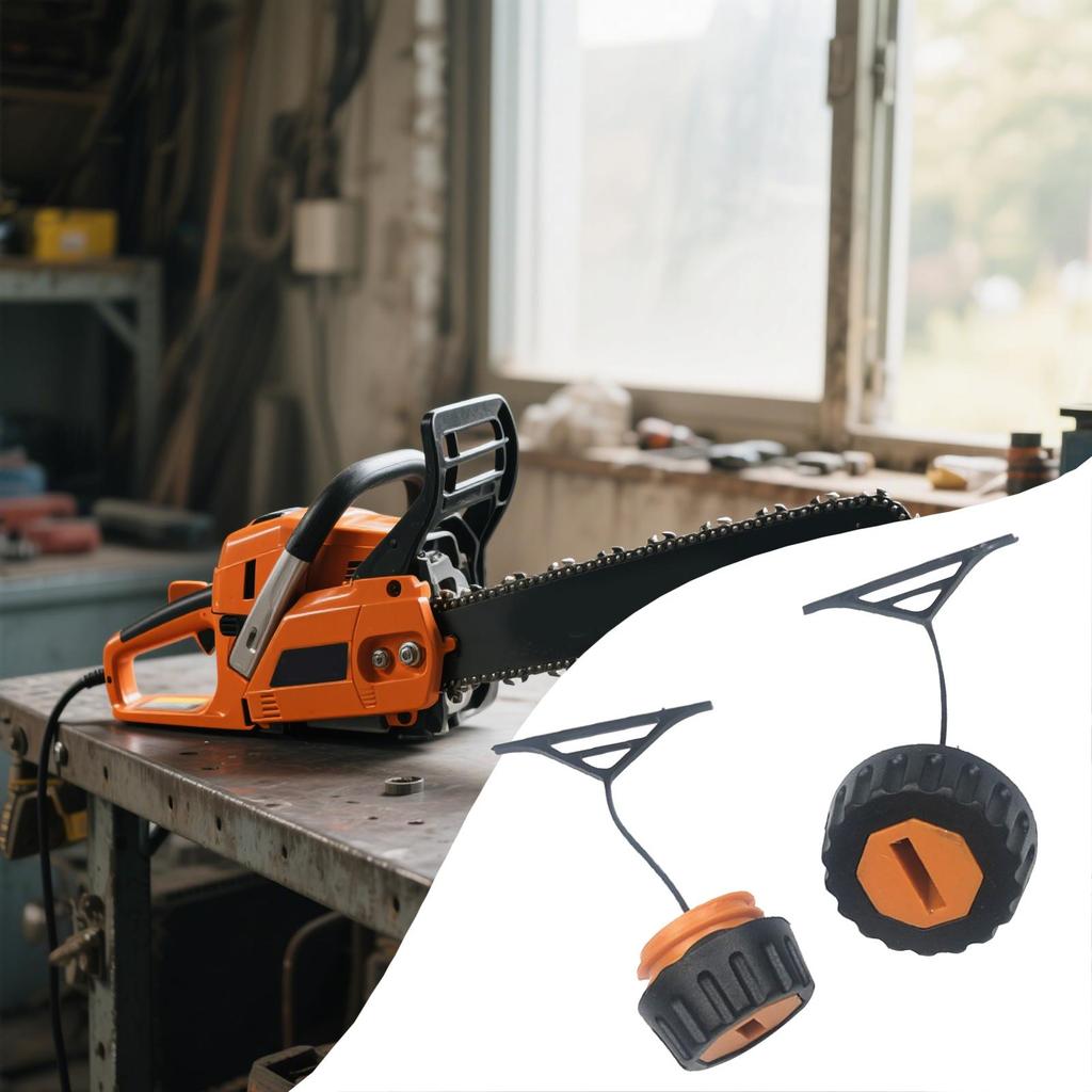 Chainsaw Oil Cap And Fueled Cap Knob-design Garden Tool Chainsaw Oil Tank Replacement Lid For 044 046 034 036 038 Chainsaw