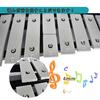 ENNBOM Tabletop Metallophone, 30 Notes, Folding, with 4 Mallets and Storage Case