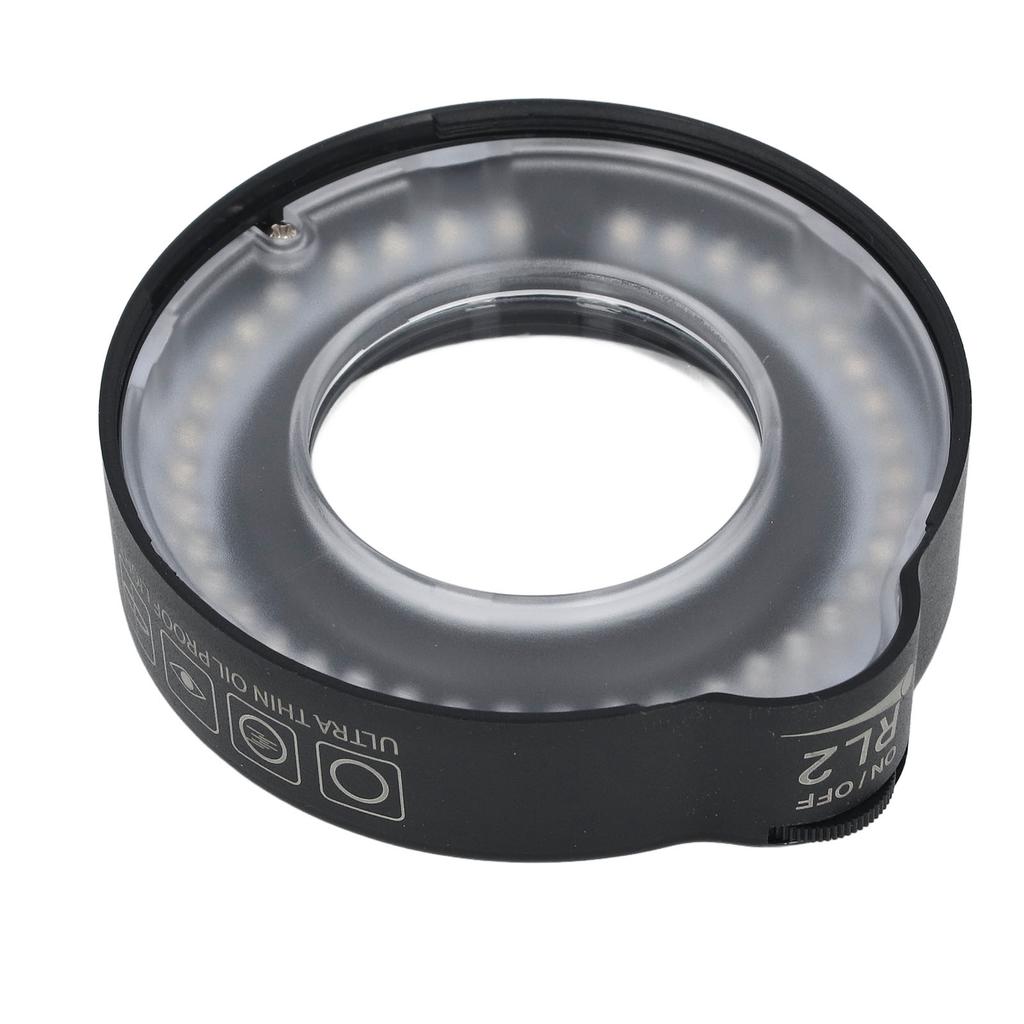 LED Polarisiertes Ringlicht Helligkeit Einstellbar Blendschutz Ölbeständige Linse Mikroskop Ringlicht