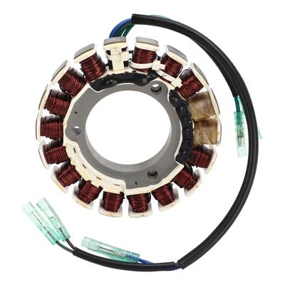 Ensemble Stator Hors-Bord Cuivre Alliage d'Aluminium Magnéto Stator Bobine d'Allumage pour 4 Temps 20cv