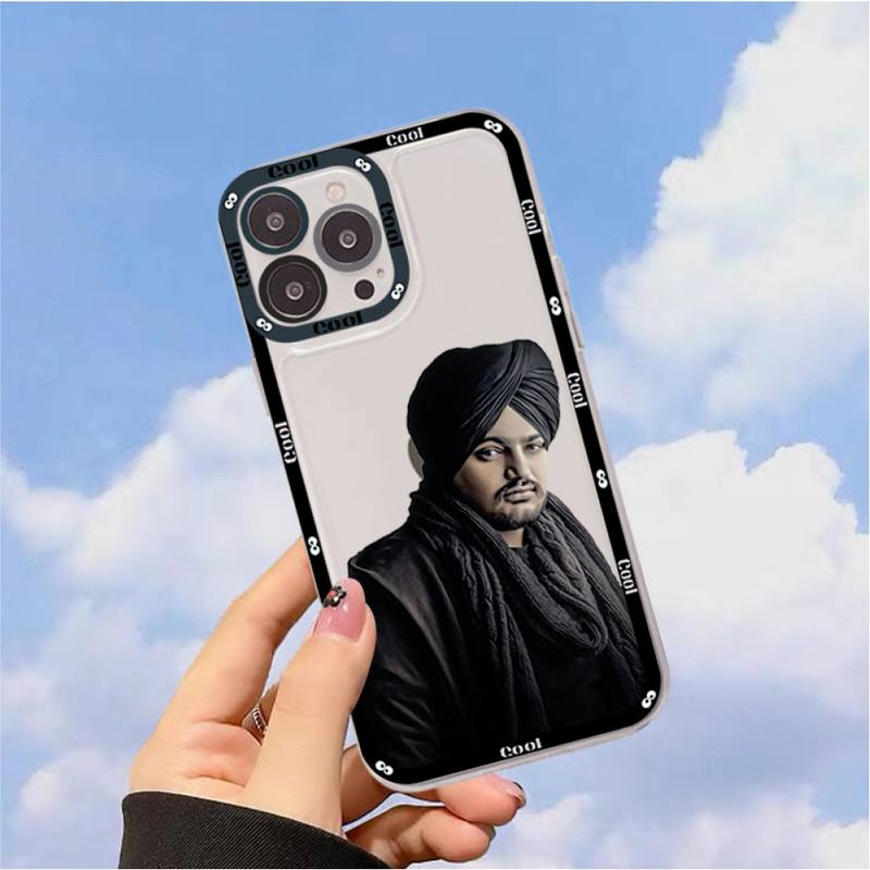 Sidhu moose wala Phone Case for iPhone 11 12 13 Mini Pro Max 14 Pro Max Case shell