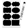 Jar Label Stickers, 64pcs - Blackboard Labels With Chalk Pen - CHUNC