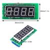 QF-C04 4-Digit Digital Counter Module with Memory Function DC4-40V Counter Module Red Light Electrical Equipment