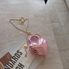 Acrylic Heart Shape Womens Chain Shoulder Bag With Magnetic Closure For Daily Use