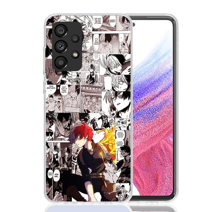 Todoroki Shoto MHA My Hero Phone Case For Samsung Galaxy A17 A16 A14 A15 A13 A57 A56 A54 A55 A53 A37 A36 A34 A35 A33 A26 A24 A25