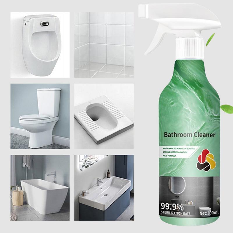 Multipurpose Bathroom Cleaner 300ml Kitchen Powerful Cleaner Household Maintenance Supplies Stains Removal Spray For Glass Tiles