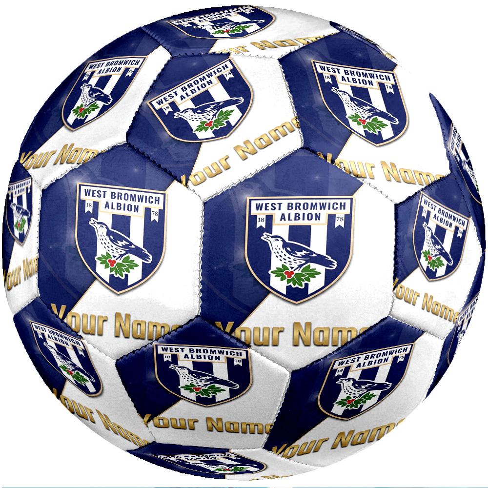 West Bromwich Albion FC Fashion Size 5 Football Wearproof Non‑Slip Soccer Ball For Sports Training Entertainment Use