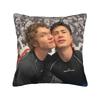 Kiss Heated Rivalry Square Pillow Covers Polyester Seat Hockey Romance Cushion Cover Cool Home Decoration Pillow Cover