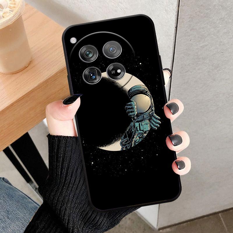 Etui Osłona Na OnePlus 12 Na OnePlus12 Fundas Nowe Czarne Miękki Silikon TPU Ochronne Etui Na Telefon Dla One Plus 12 Zderzak Coque