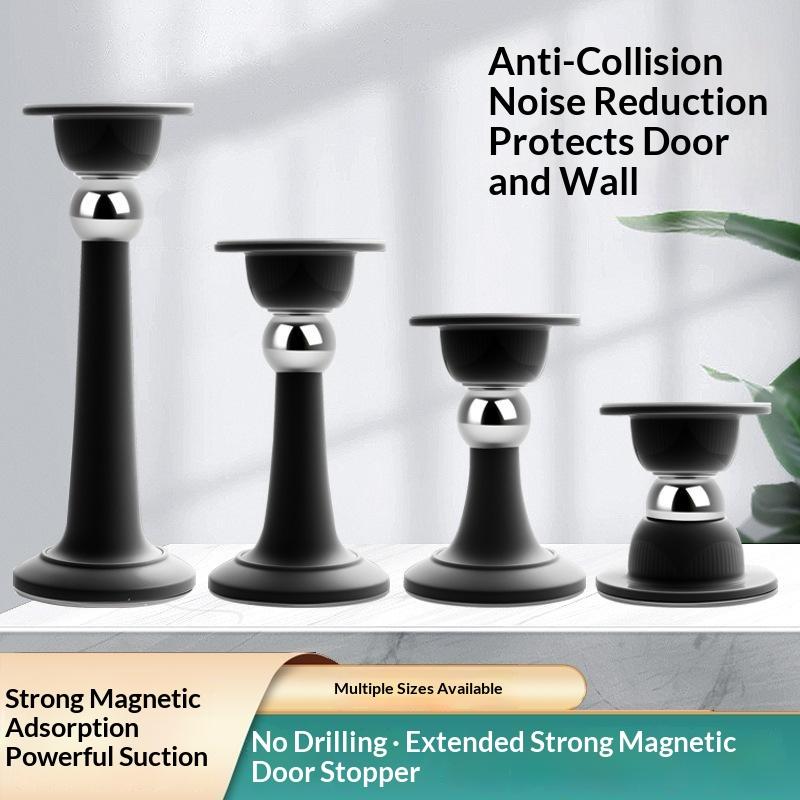 Magnetic Door Stop Strong Magnetic Suction No Drill Self Adhesive Door Holder for Home Bedroom Apartment Dorm Room