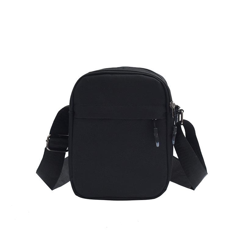 2026 Trendy Korean-Style Unisex Canvas Crossbody Bag: Versatile, Stylish, Compact Square Design