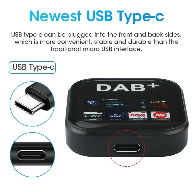 Car Navigation GPS DAB+ Antenna USB Adapter Compatible Android Radio GPS Stereo Receiver Module Europe Digital Signal Android
