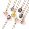 Brass Photo Locket Pendant Necklace Non-Fading Locket Necklace  For Jewelry Gifts