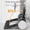 Adjustable Silent Hydraulic Door Closer with Concealed Double Leaf Hinge - Automatic Closing, 5-inch/6-inch Positioning