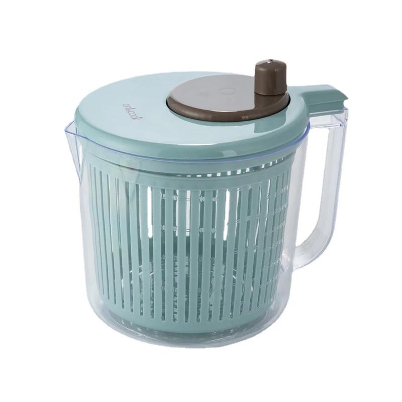 Kitchen Salad Spinner and Strainer Vegetable Dehydrator with Dishwashing Function Flour Sifter for Baking Household Kitchen Tool