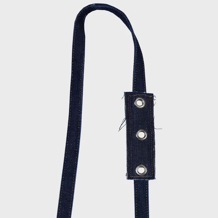 WASHED DENIM MINIBAG (DARK NAVY)