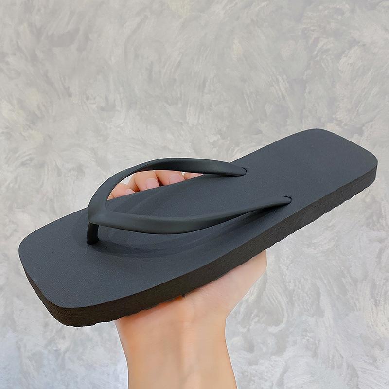 new colorful flip-flops bathing non-slip pinching feet summer travel couple portable cool slippers women's