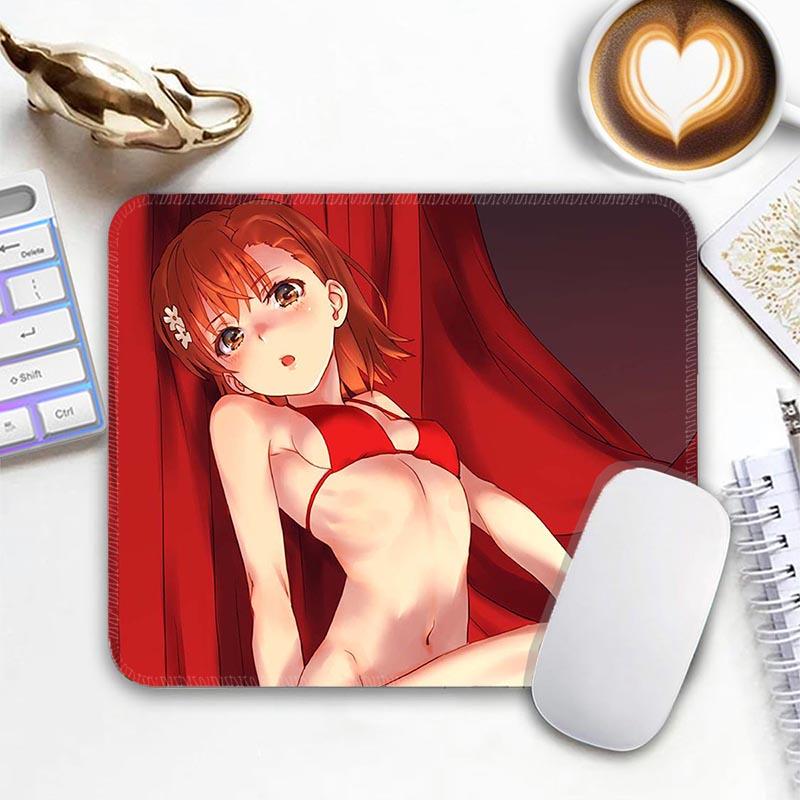 Misaka Mikoto Anime Standard Mouse Pad A C_Certain Magical I_Index Small Mousepad Gaming MousePads PC Non-Slip Travel Mousemat