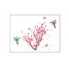 2 Pieces Wall Sticker Decorative Flower DIY Decal Mirror Glass Wallpaper Living Room Sofa Background Decoration