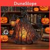 Halloweenská čarodějnická lampa Halloweenská dekorace Pryskyřičná figurka s bateriovým napájením Pro strašidelnou stolní dekoraci
