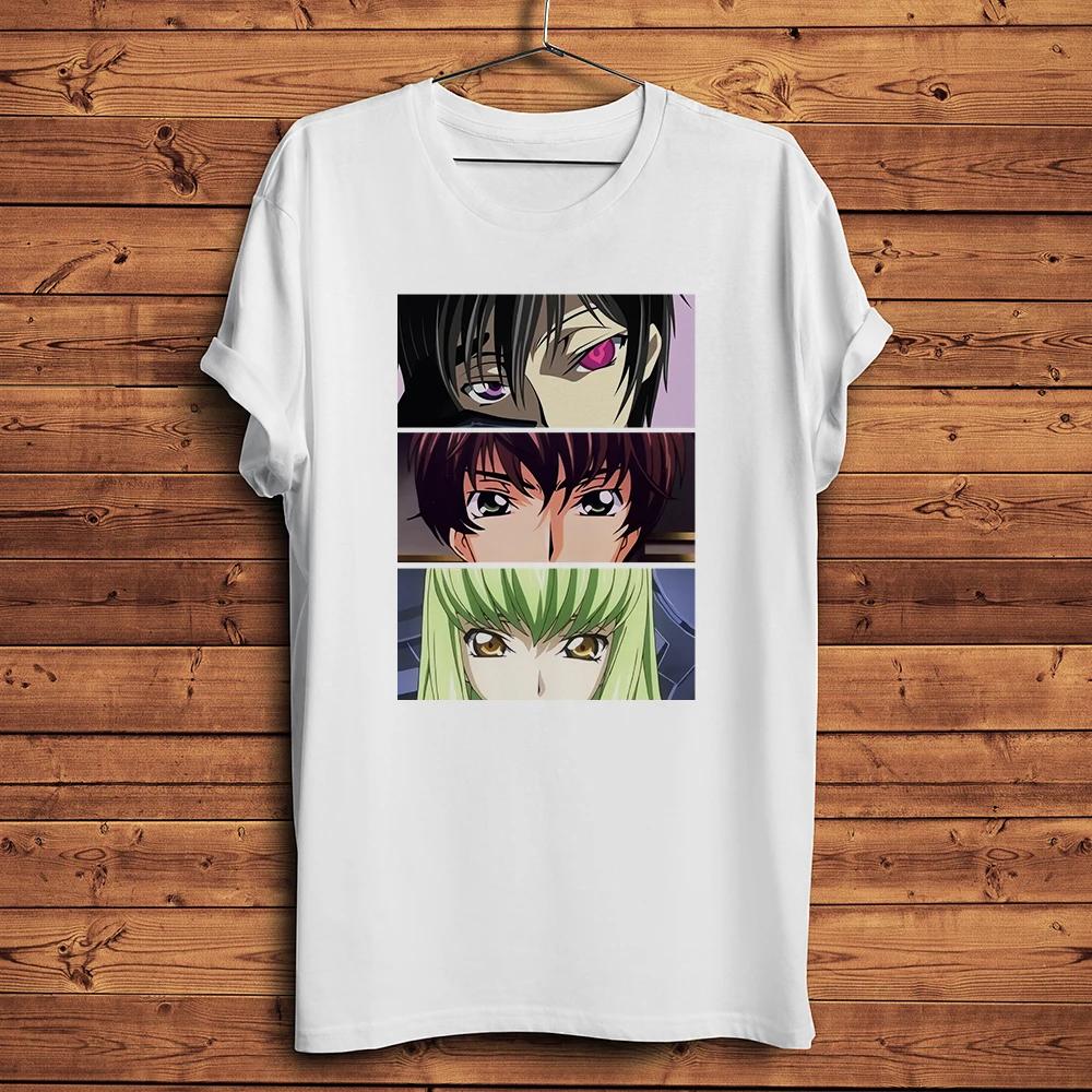 Code Geass Unisexga Lelouch CC Suzaku Lustiges Anime T-Shirt Unisex Tägliches Kurzarm Casual T-Shirt Unisex Atmungsaktives Streetwear T-Shirt