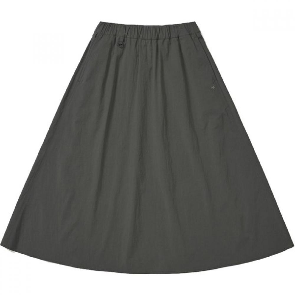 Snow Peak Root FLared Long Skirt Skirt Rustic Khaki L Size Gs S26mwrsk61