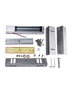 Cerradura magnética de 280 kg Cerradura electromagnética de superficie Control de acceso electrónico de pared Cerraduras controladas a prueba de lluvia