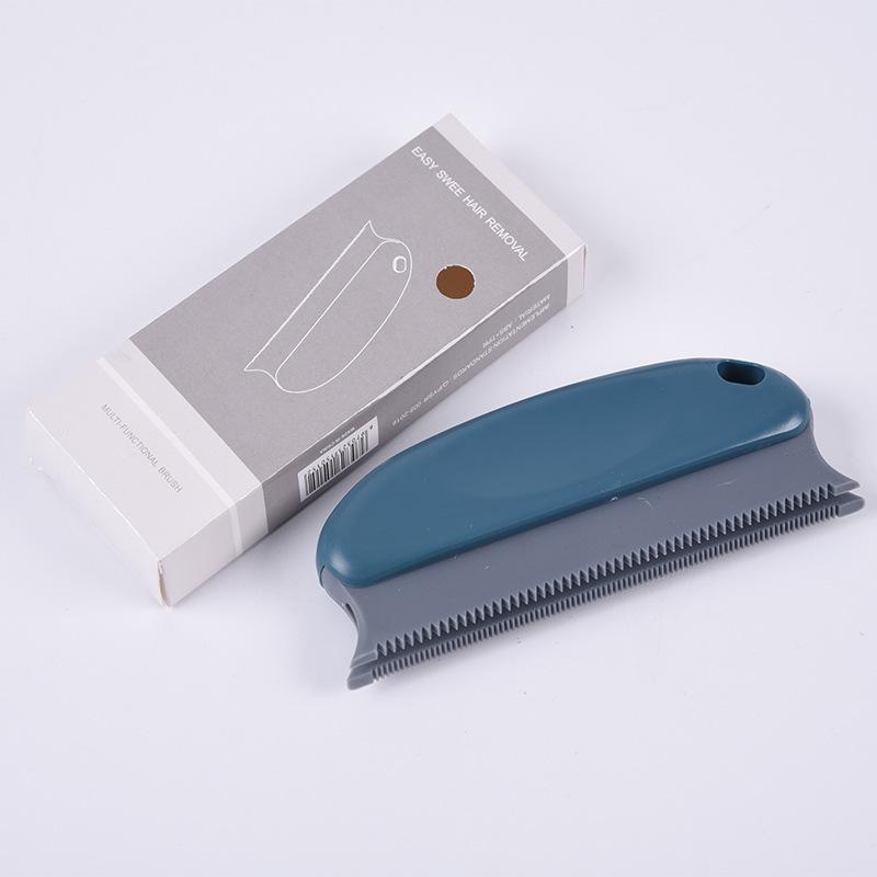 Pet Hair Removal Soft Silicone Brush - Multi-Color Dust & Hair Cleaner