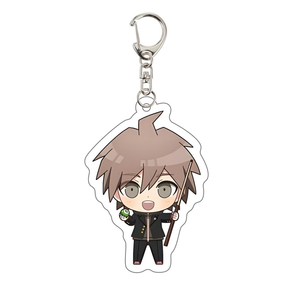 Danganronpa Keychain Trigger Happy Havoc Anime Game Acrylic Badge Pendant Cosplay Accessories Cartoon Fans Collectible Gifts
