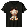 Dog Reindeer Christmas Holidays Unisexs TShirt Unisexs Tee Graphic Unisex Top