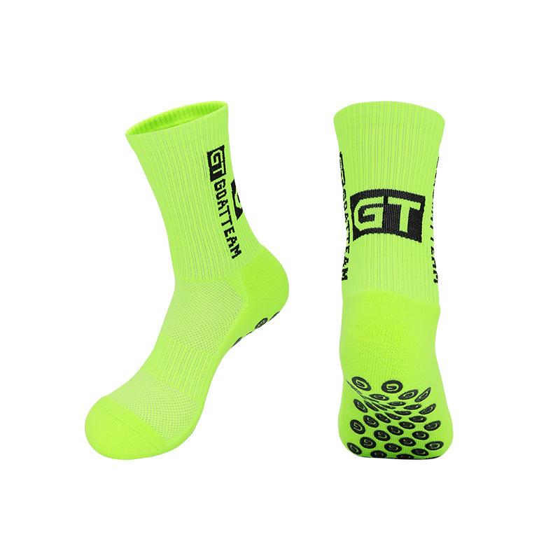Herbst Trainings Fußballsocken Herren Handtuchsohle Sportsocken Spender Nicht-Rutsch-Socken Atmungsaktiv Schweißabsorbierend Mittellange Socken