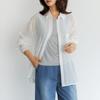 Dedra Back Ribbon Tencel Summer Shirt 110 Size Tbf3334