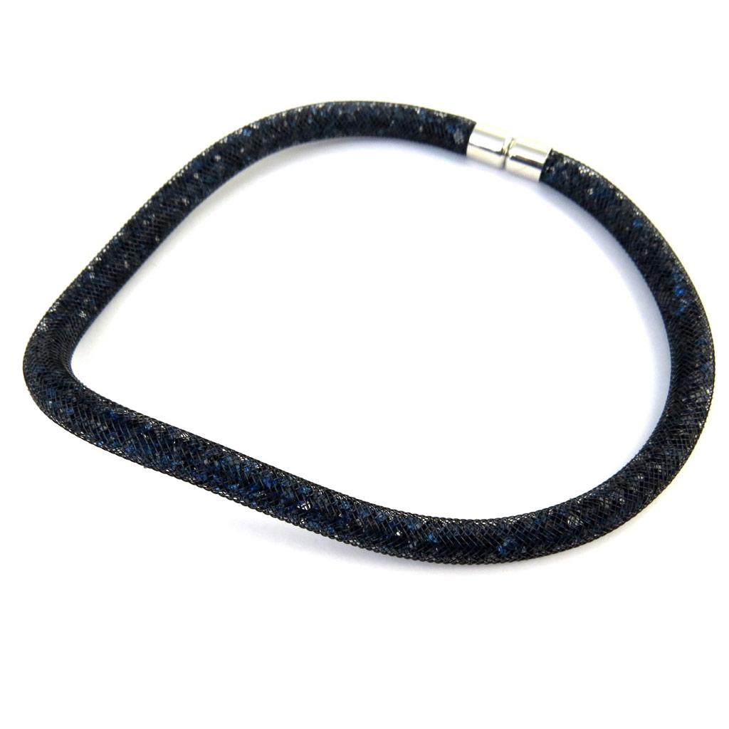 Les Trésors De Lily [L7876] - Designer Necklace 'Joyaux' Blue Black