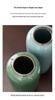 Vaso in Ceramica di Alta Gamma Ge Kiln Retrò per Fiori Freschi, Idroponica e Bambù